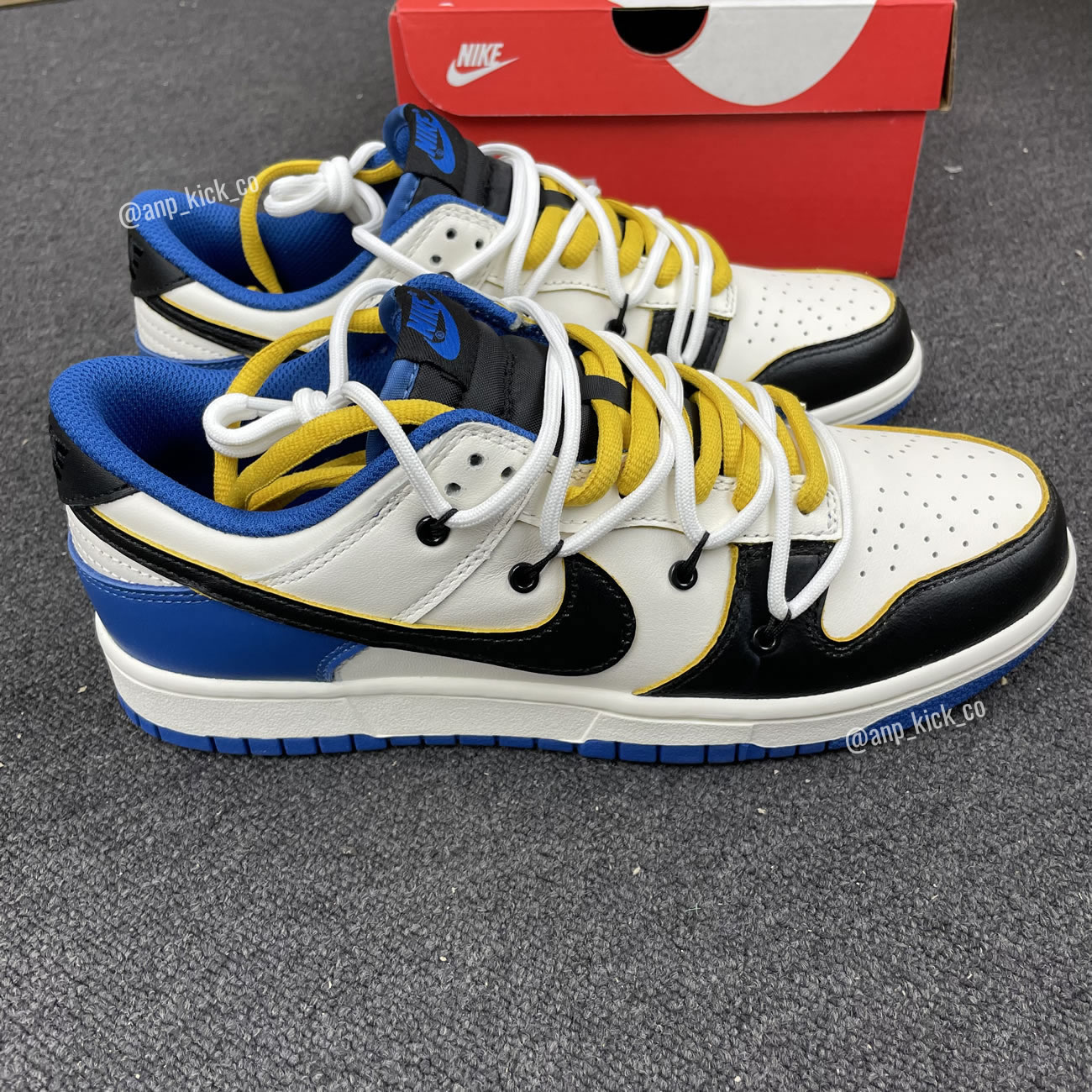 Nike Dunk Low Royal Blue White Black Dd1391 001 (7) - newkick.app