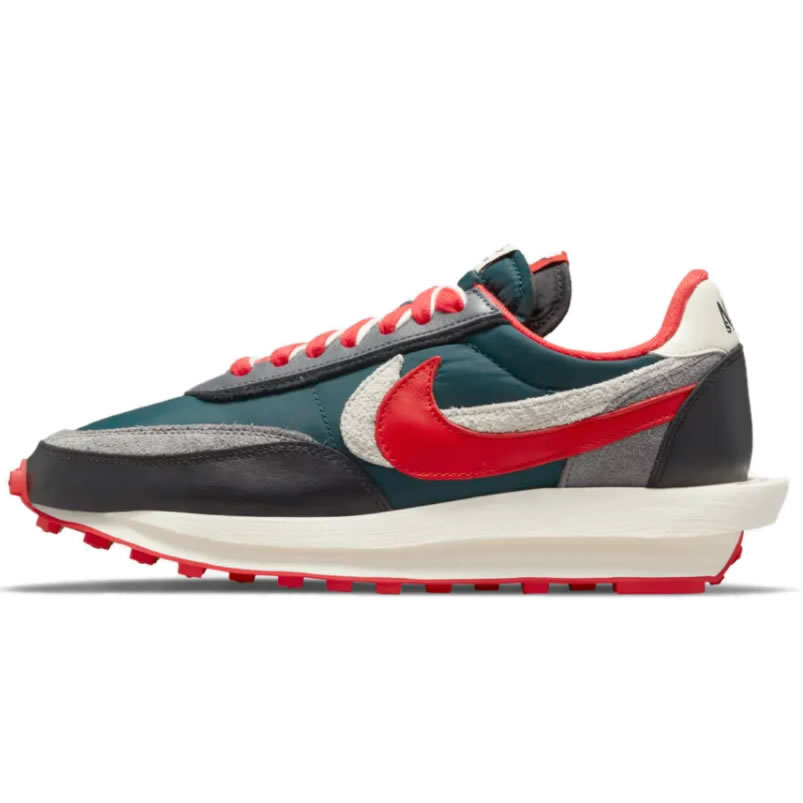 Sacai Undercover Nike Ldwaffle Midnight Spruce University Red Dj4877 300 (1) - newkick.app