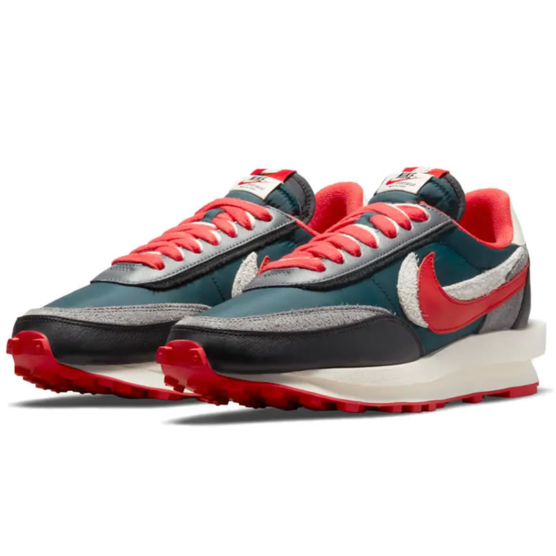 Sacai Undercover Nike Ldwaffle Midnight Spruce University Red Dj4877 300 (3) - newkick.app