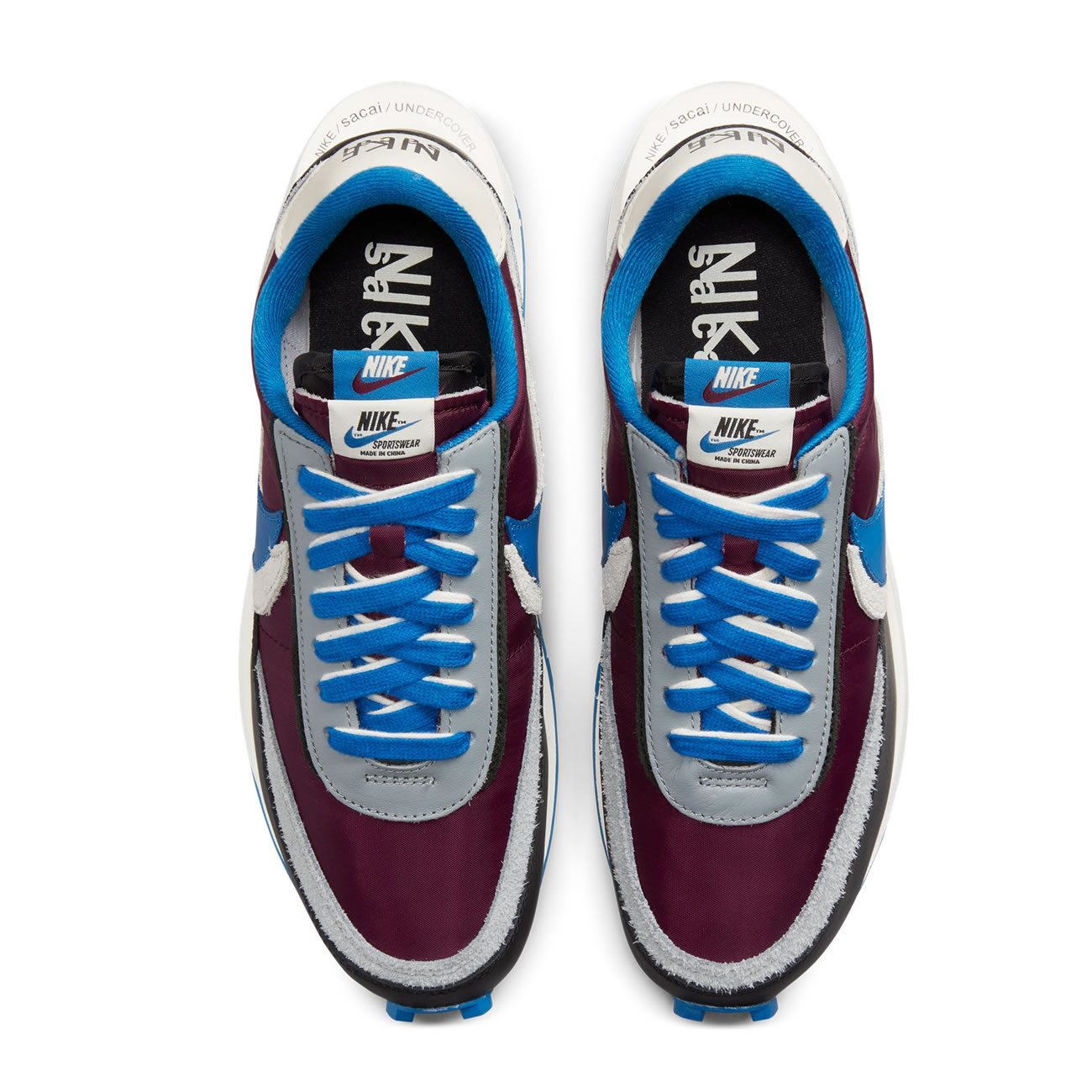 Sacai Undercover Nike Ldwaffle Night Maroon Team Royal Dj4877 600 (4) - newkick.app