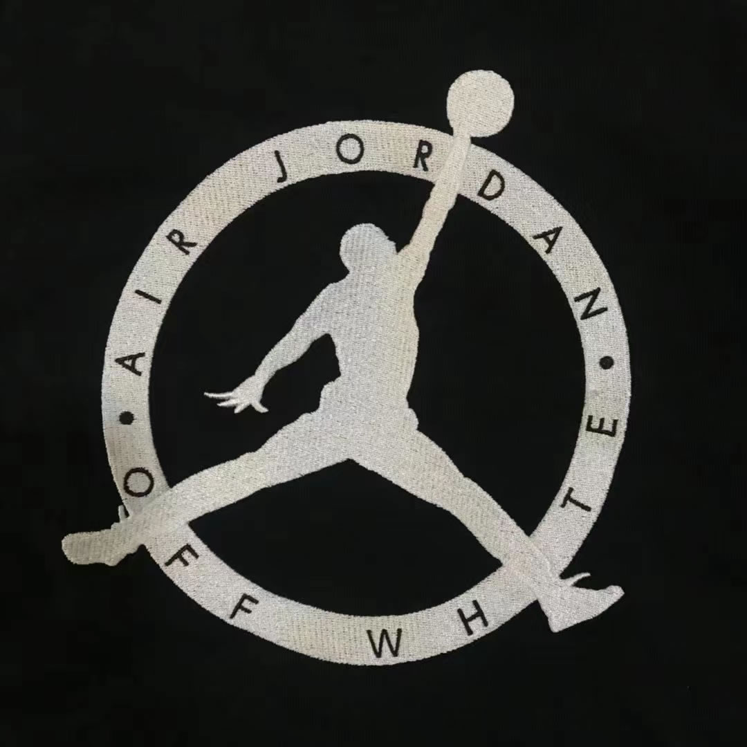 Off White Jordan Hoodie Black (5) - newkick.app