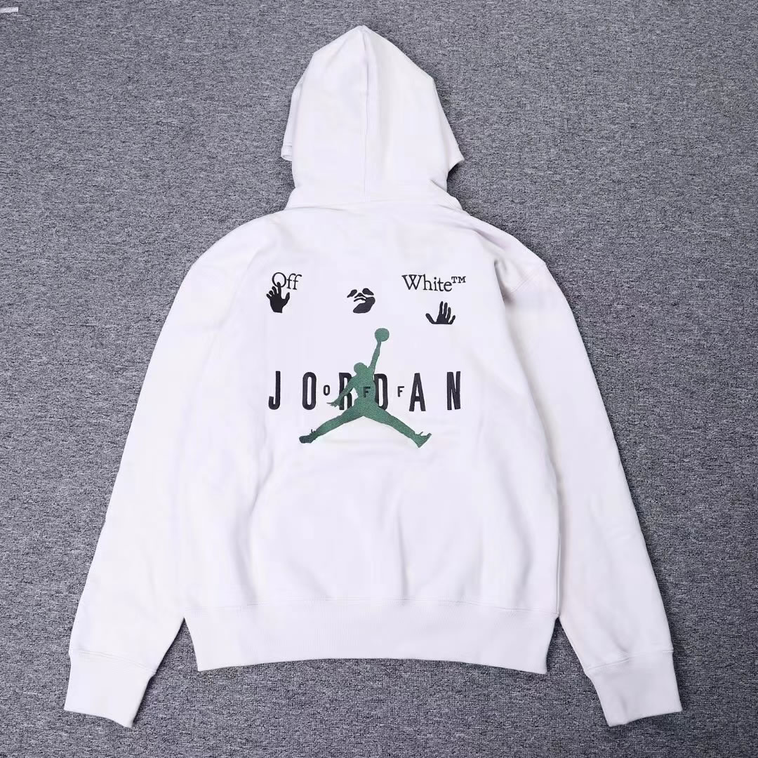 Off White Jordan Hoodie Anpkick White (3) - newkick.app