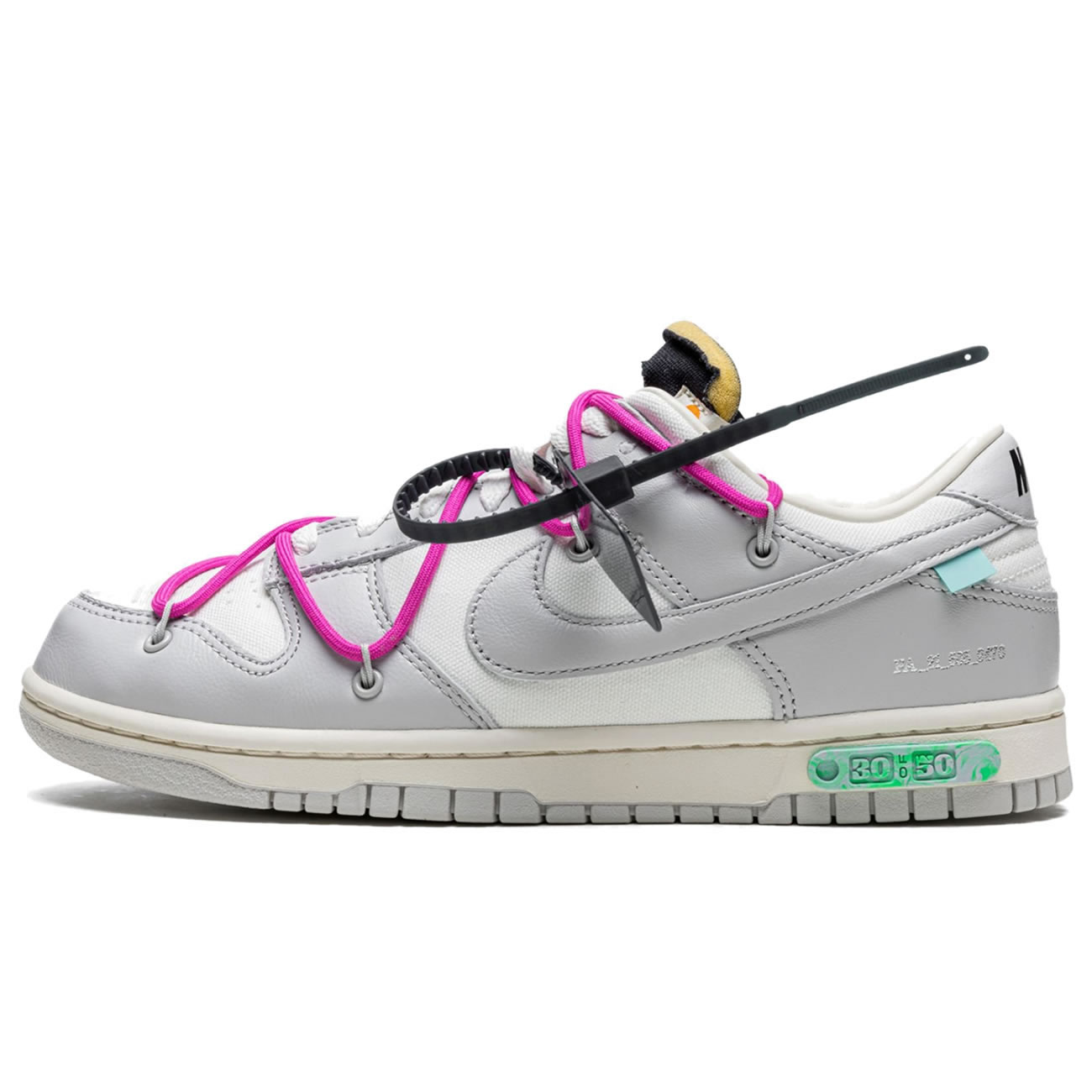 Off White Nike Sb Dunk Low Lot 30 Of 50 Sail Neutral Grey Pink Dm1602 122 (1) - newkick.app