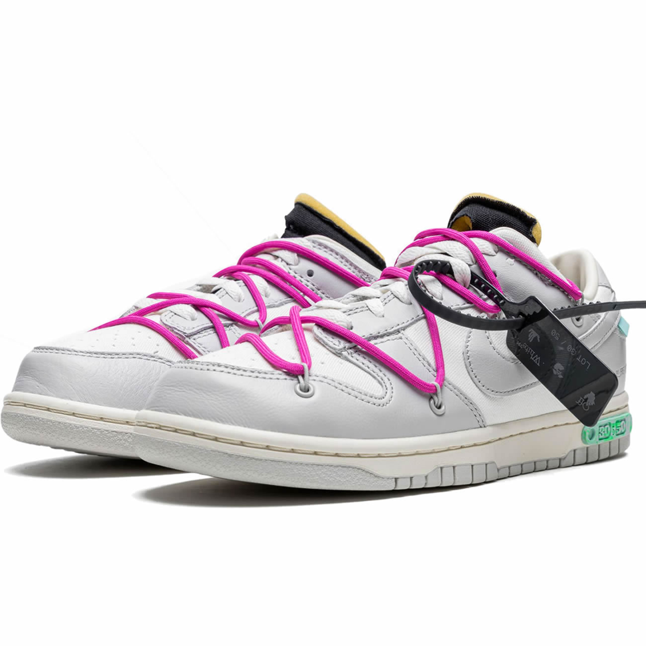 Off White Nike Sb Dunk Low Lot 30 Of 50 Sail Neutral Grey Pink Dm1602 122 (2) - newkick.app