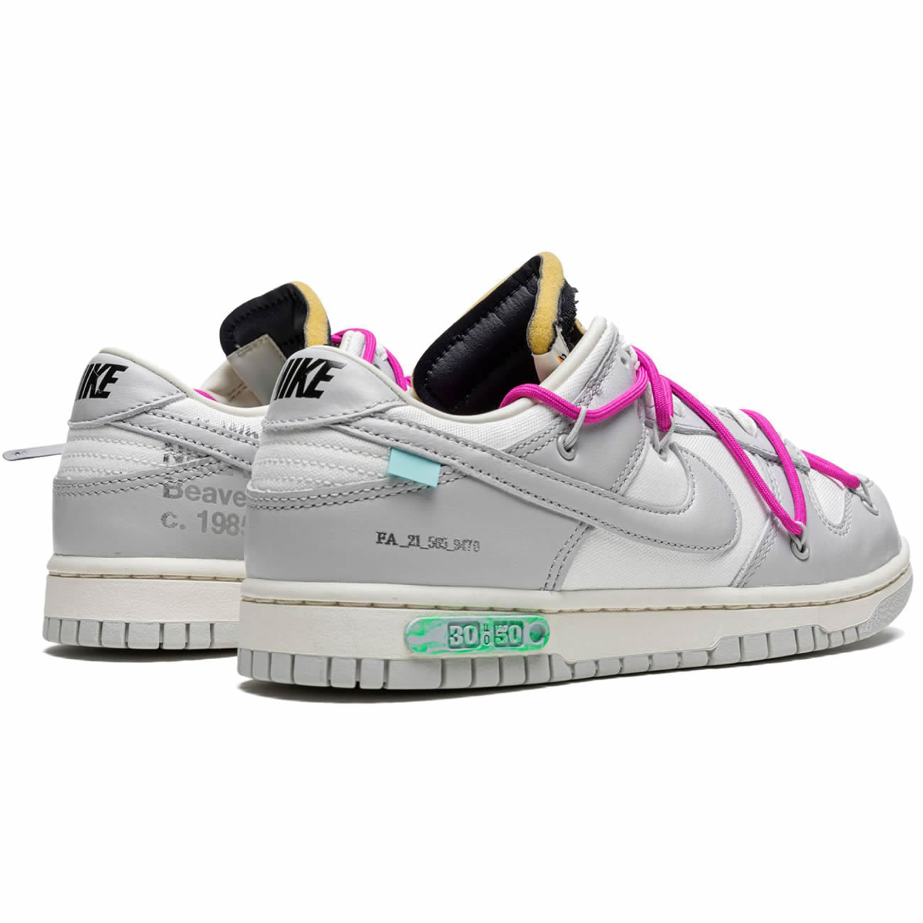 Off White Nike Sb Dunk Low Lot 30 Of 50 Sail Neutral Grey Pink Dm1602 122 (3) - newkick.app