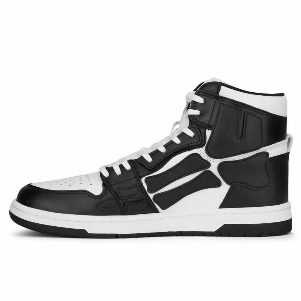 A M I R I Skel Top High Leather Sneakers Black White Mfs002 004 (1) - newkick.app