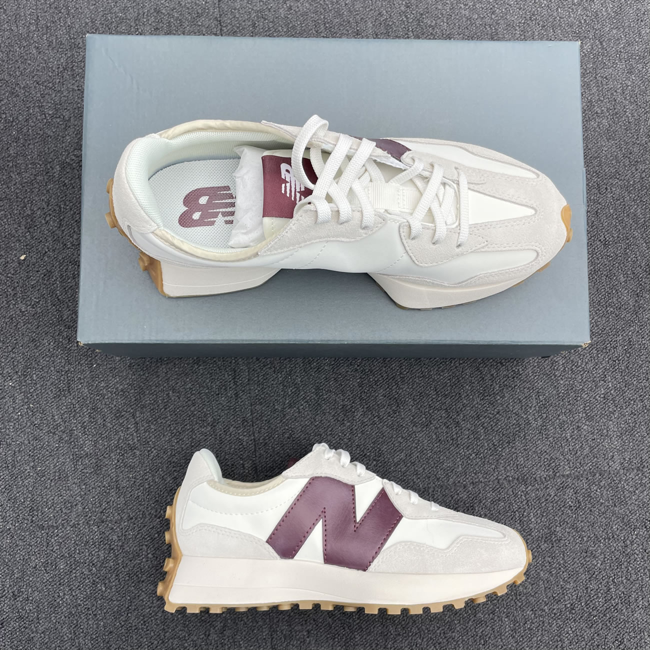 New Balance 327 Low Top Trainers Sneakers Ws327ka (1) - newkick.app