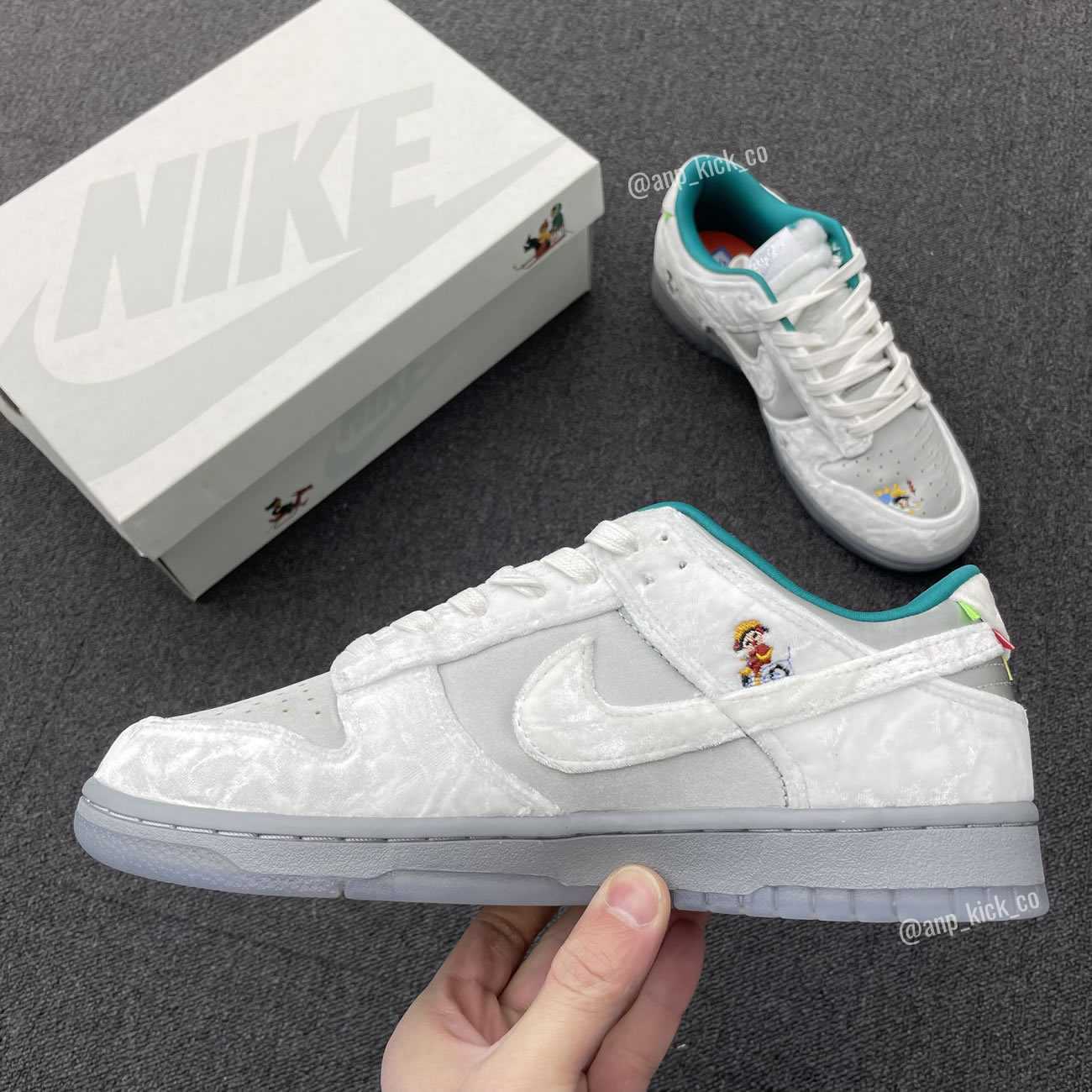 Nike Dunk Low Ice White Silver Blue Anpkick Do2326 001 (1) - newkick.app