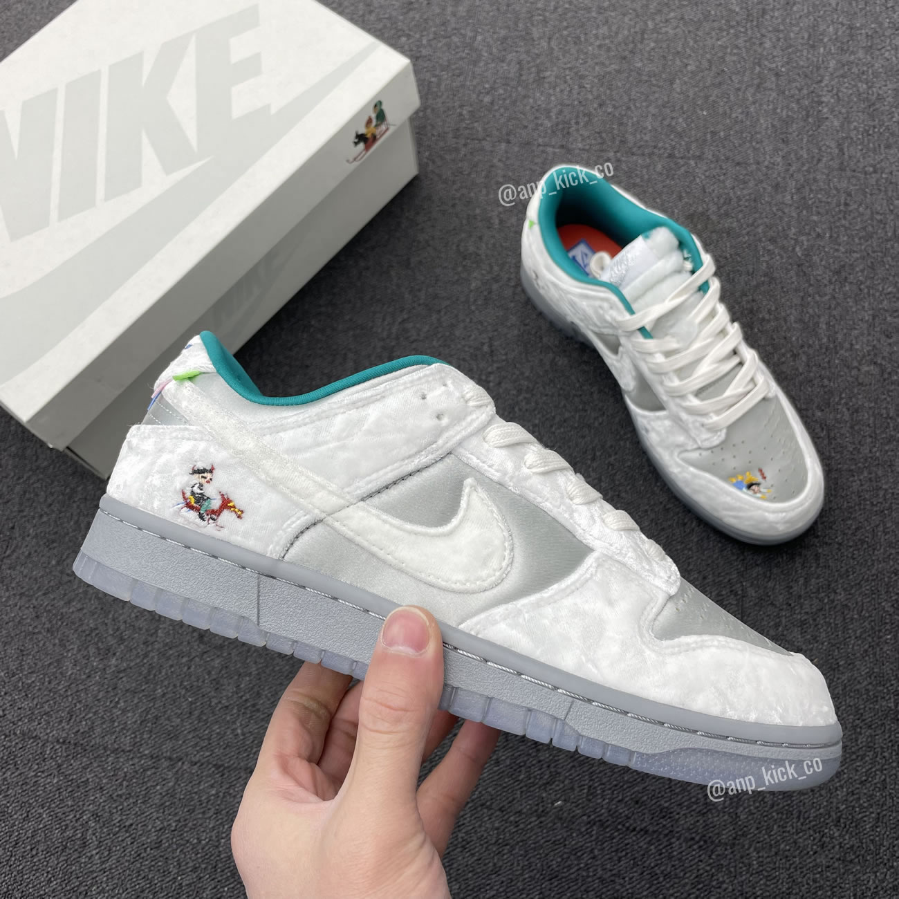 Nike Dunk Low Ice White Silver Blue Anpkick Do2326 001 (2) - newkick.app