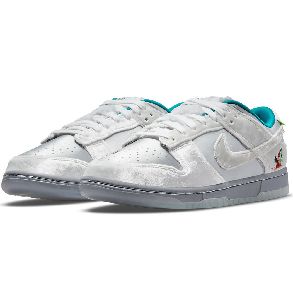 Nike Dunk Low Ice White Silver Blue Do2326 001 (3) - newkick.app