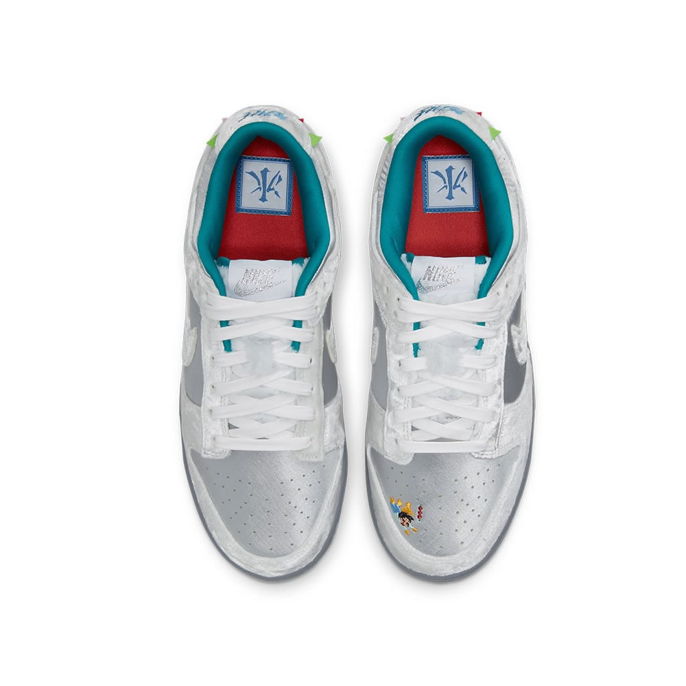 Nike Dunk Low Ice White Silver Blue Do2326 001 (4) - newkick.app