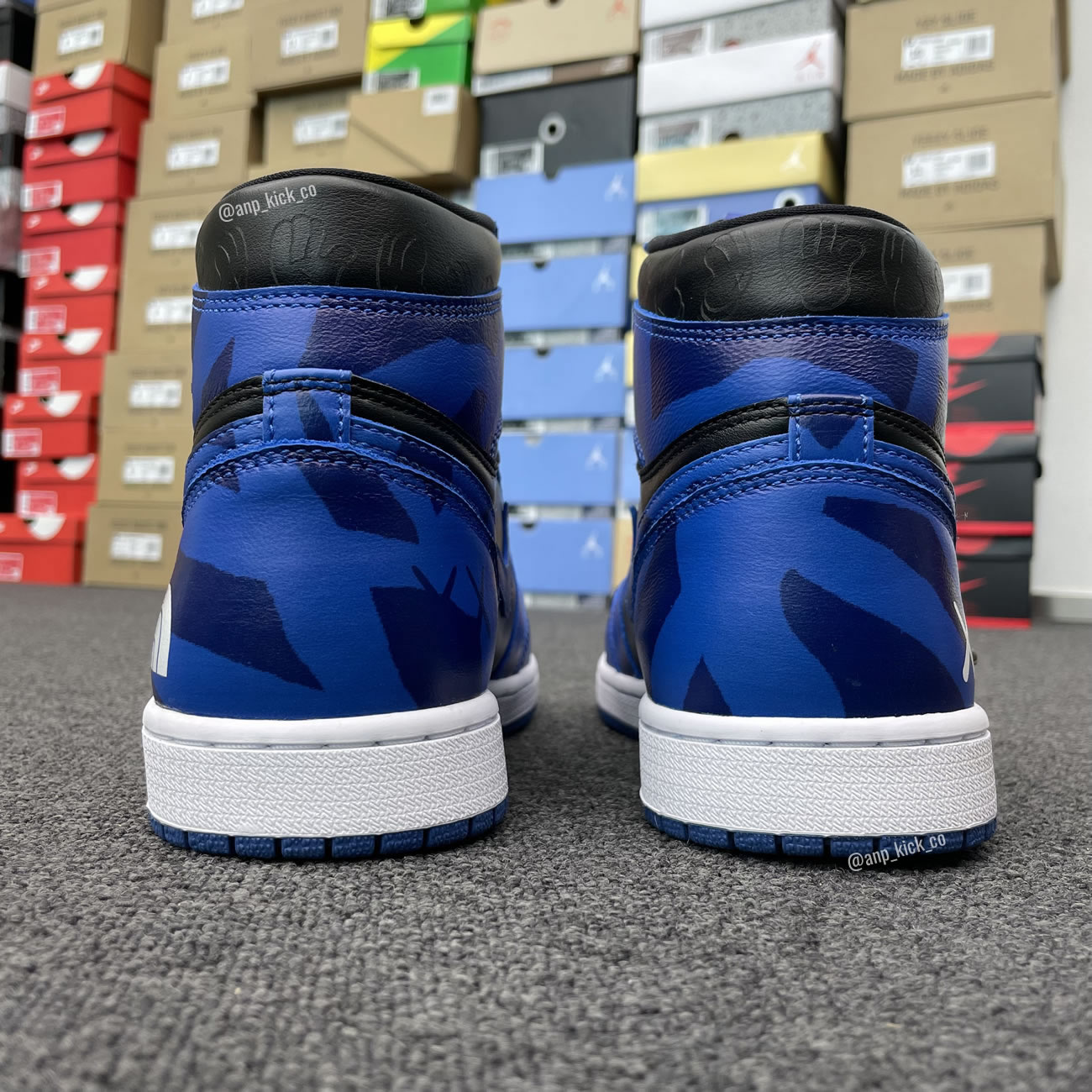 The North Face Kaws Air Jordan 1 Retro High Shoes Anpkick Custom Making (13) - newkick.app