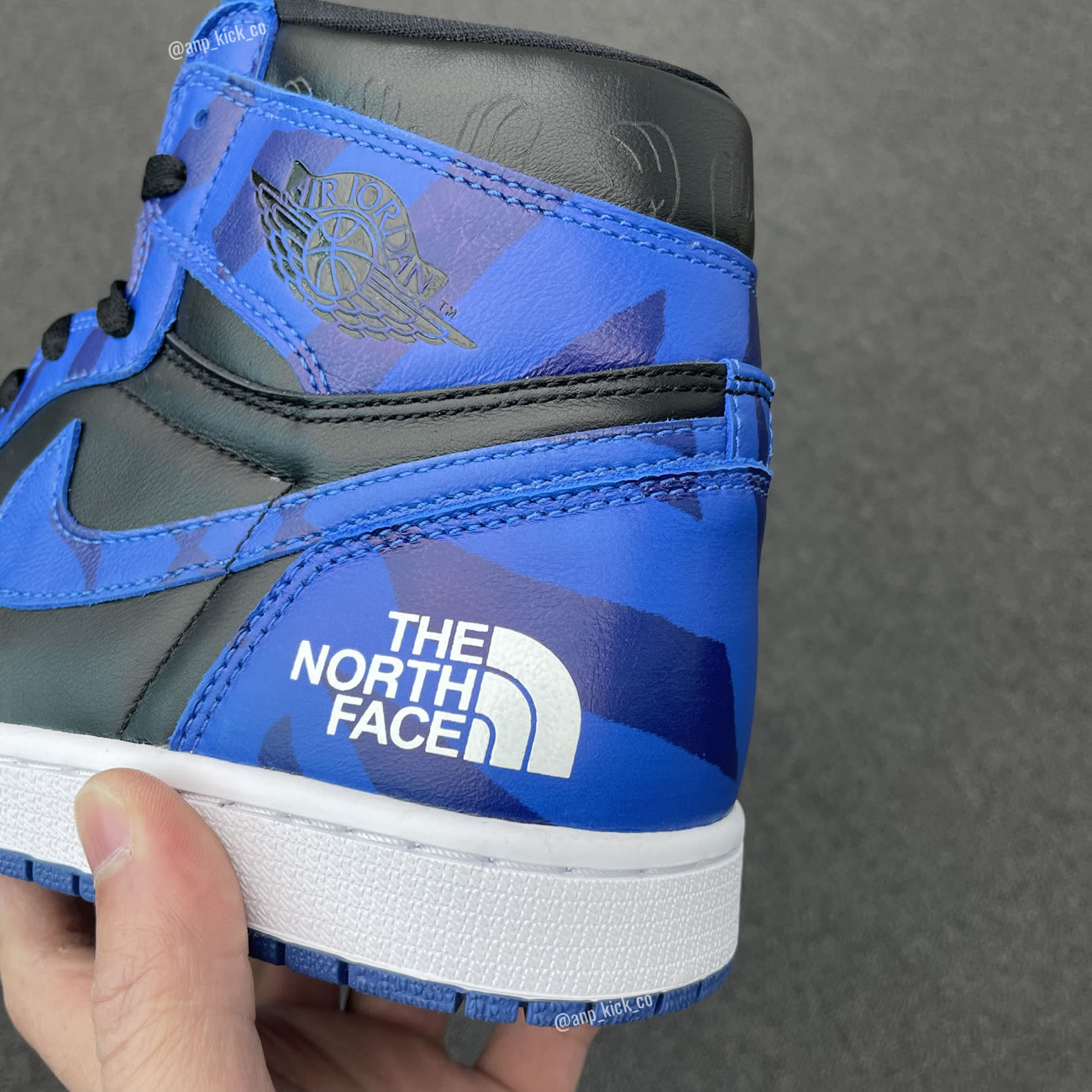 The North Face Kaws Air Jordan 1 Retro High Shoes Anpkick Custom Making (5) - newkick.app