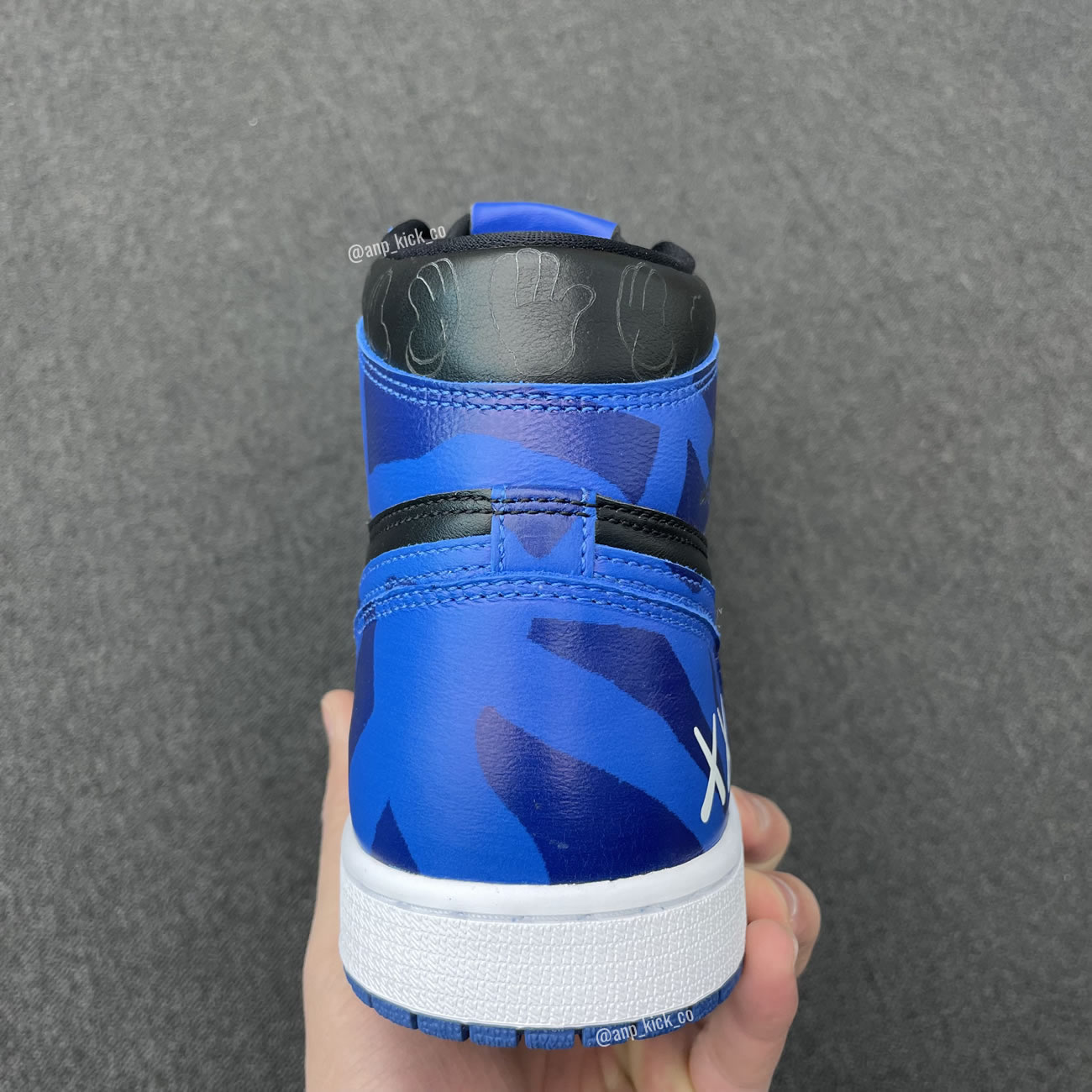 The North Face Kaws Air Jordan 1 Retro High Shoes Anpkick Custom Making (7) - newkick.app