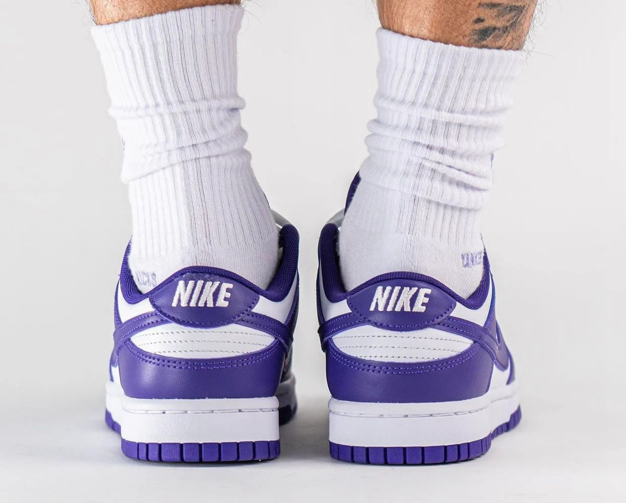 Nike Dunk Low Court Purple Dd1391 104 On Feet (6) - newkick.app