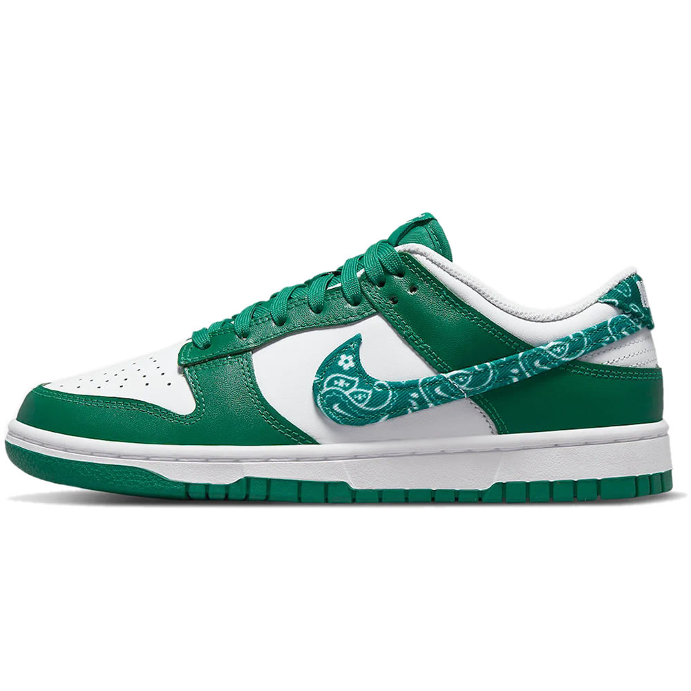 Nike Dunk Low Green Paisley Dh4401 102 (1) - newkick.app