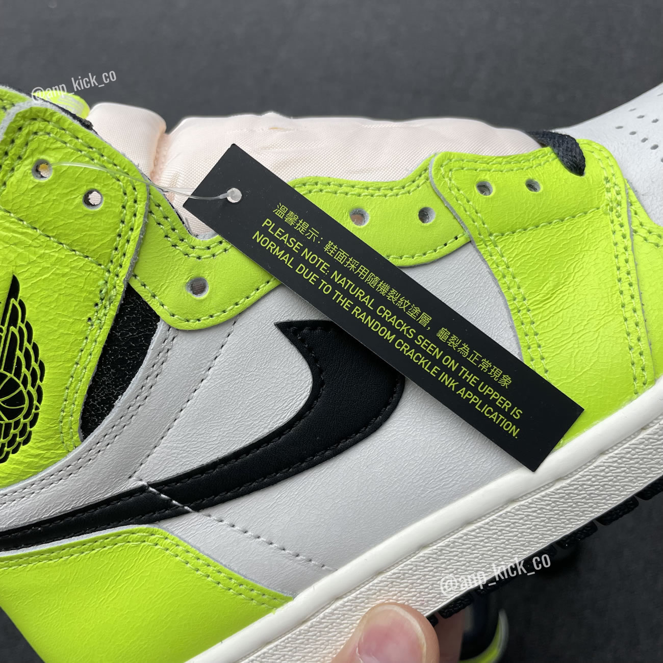 Air Jordan 1 Retro High Og Anpkick Volt Black Sail 555088 702 (8) - newkick.app