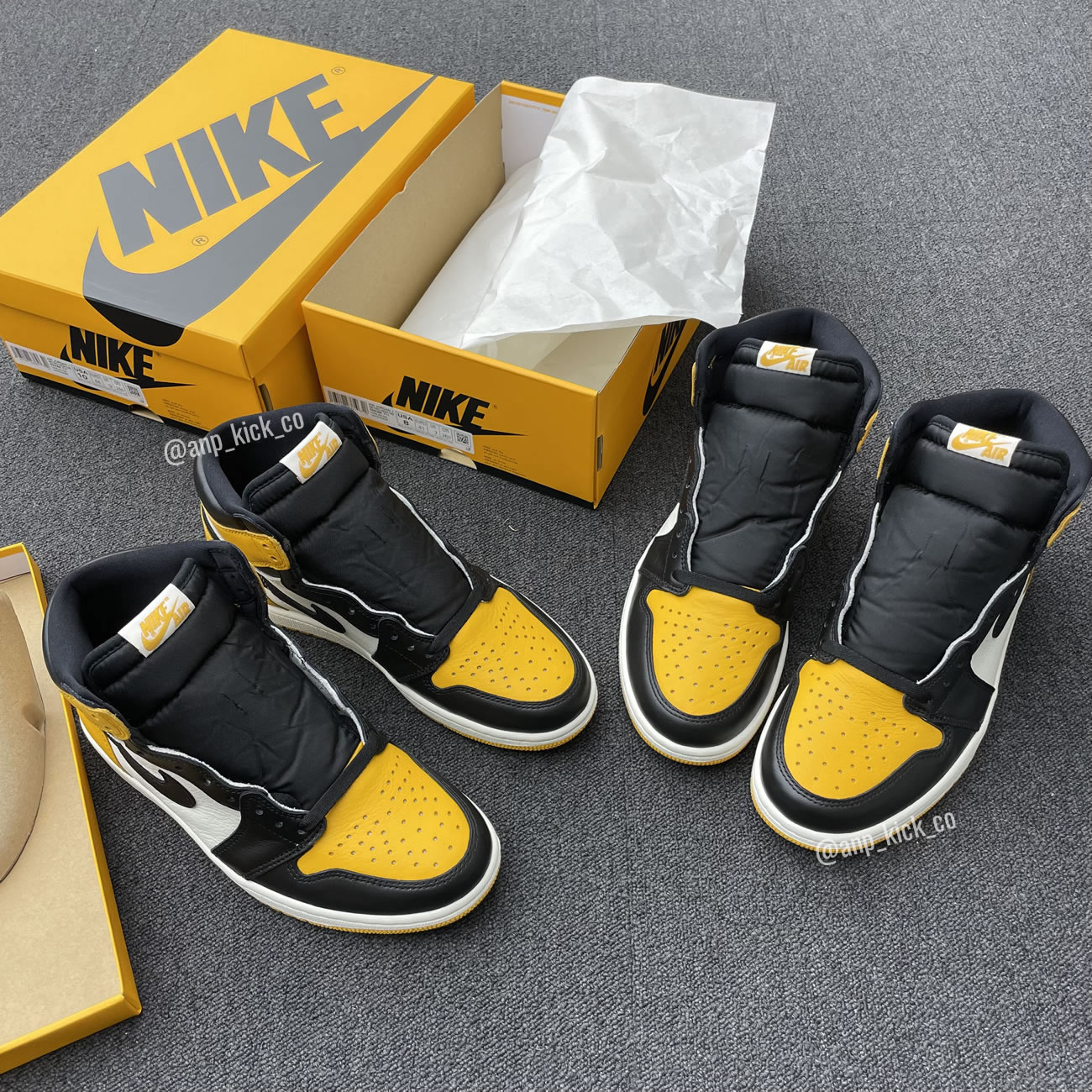 Air Jordan 1 Retro High Og Anpkick Yellow Toe 555088 711 (16) - newkick.app