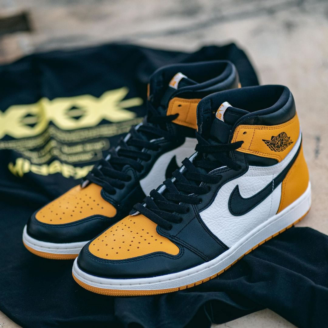 Air Jordan 1 Retro High Og Yellow Toe 555088 711 (10) - newkick.app