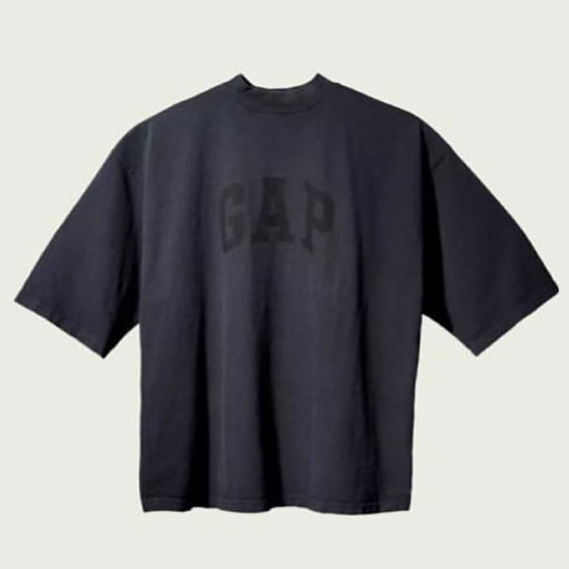 Yeezy Gap Balen Ciaga Tee Tshirt Black 2 - newkick.app