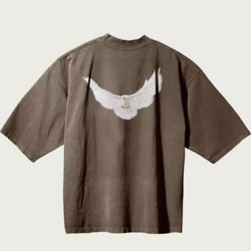 Yeezy Gap Balen Ciaga Tee Tshirt Brown 1 - newkick.app