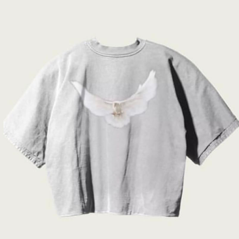 Yeezy Gap Balen Ciaga Tee Tshirt Grey 1 - newkick.app