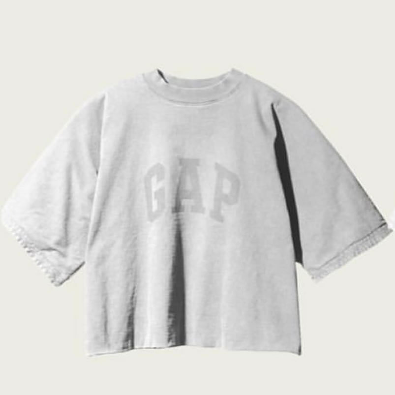 Yeezy Gap Balen Ciaga Tee Tshirt Grey 2 - newkick.app