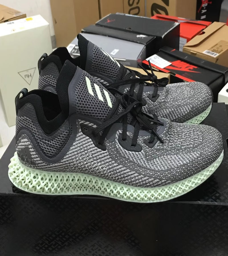 New Arrival Best Gray adidas Models Trainers Futurecraft Alphaedge 4D Running Shoes Detail Images 9