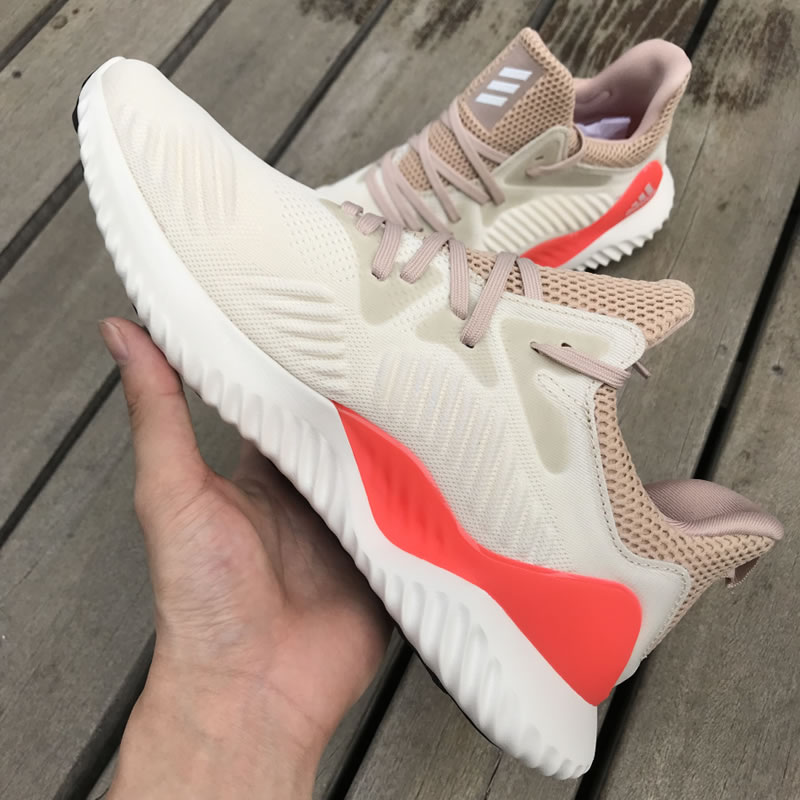 Adidas Alphabounce Beyond Shoes White Beige CG4763 In-Hand