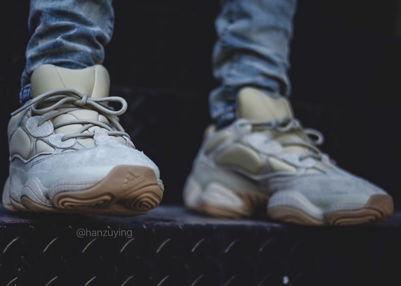 Adidas Yeezy 500 Stone White Fw4839 On Feet Release Date (2) - newkick.app