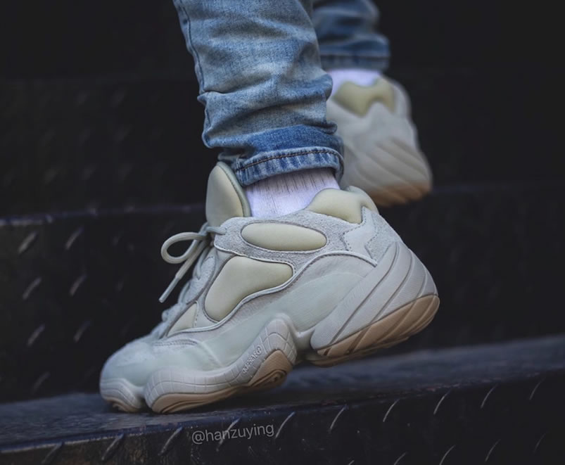 Adidas Yeezy 500 Stone White Fw4839 On Feet Release Date (4) - newkick.app