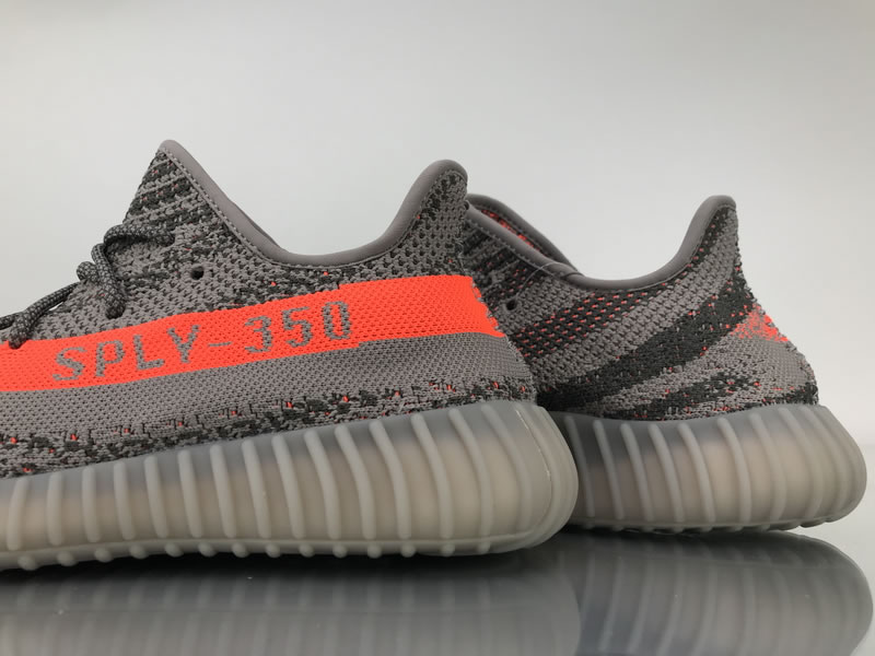 adidas YEEZY Boost 350 v2 'Beluga' / Steel Grey Solar Red BB1826