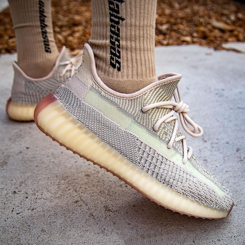 Adidas Yeezy Boost 350 V2 Citrin Reflective On Feet Release Date Fw5318 (1) - newkick.app