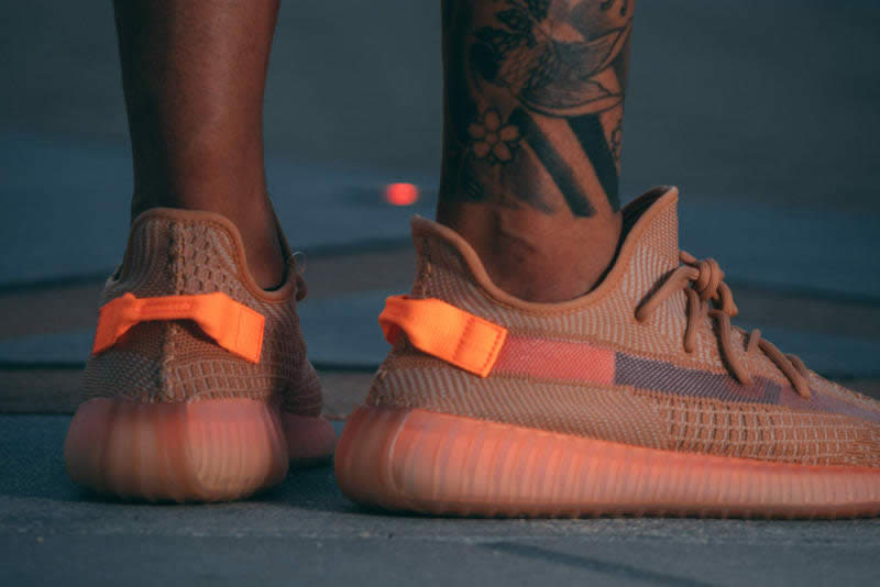 Adidas Yeezy Boost 350 V2 Clay 2019 For Sale On Feet Release Date Eg7490 (2) - newkick.app