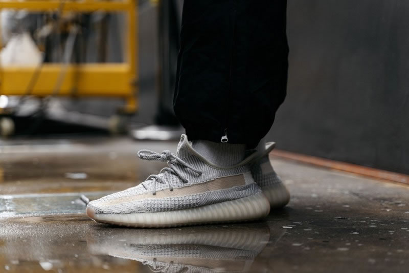 Adidas Yeezy Boost 350 V2 Lundmark Fu9161 None Reflective On Feet (5) - newkick.app