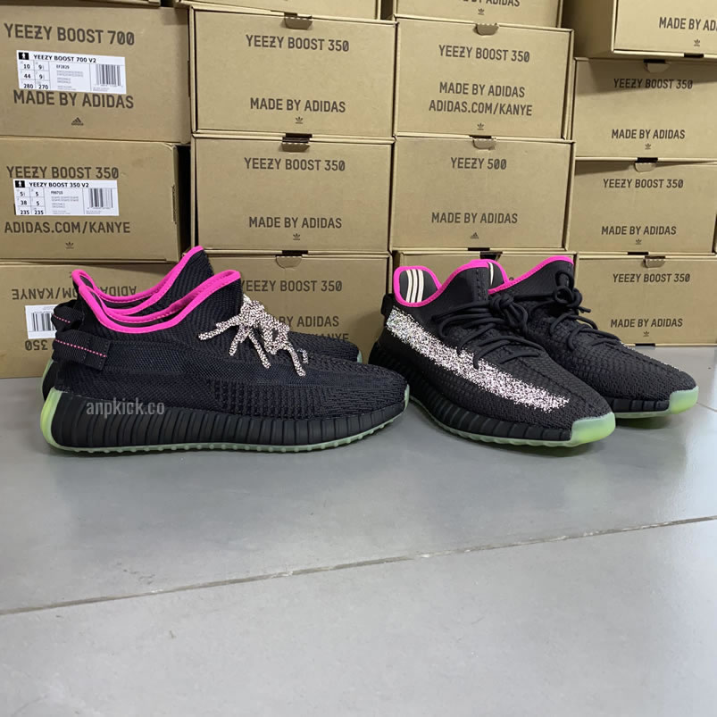 Adidas Yeezy Boost 350 V2 Nrg Red October Non Reflective Ut8830 Reflective Ut8831 (4) - newkick.app