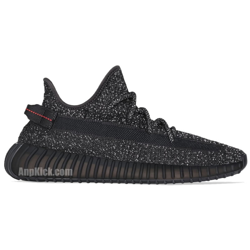 Adidas Yeezy Boost 350 V2 Static 3m Black Reflective Fu9007 (2) - newkick.app