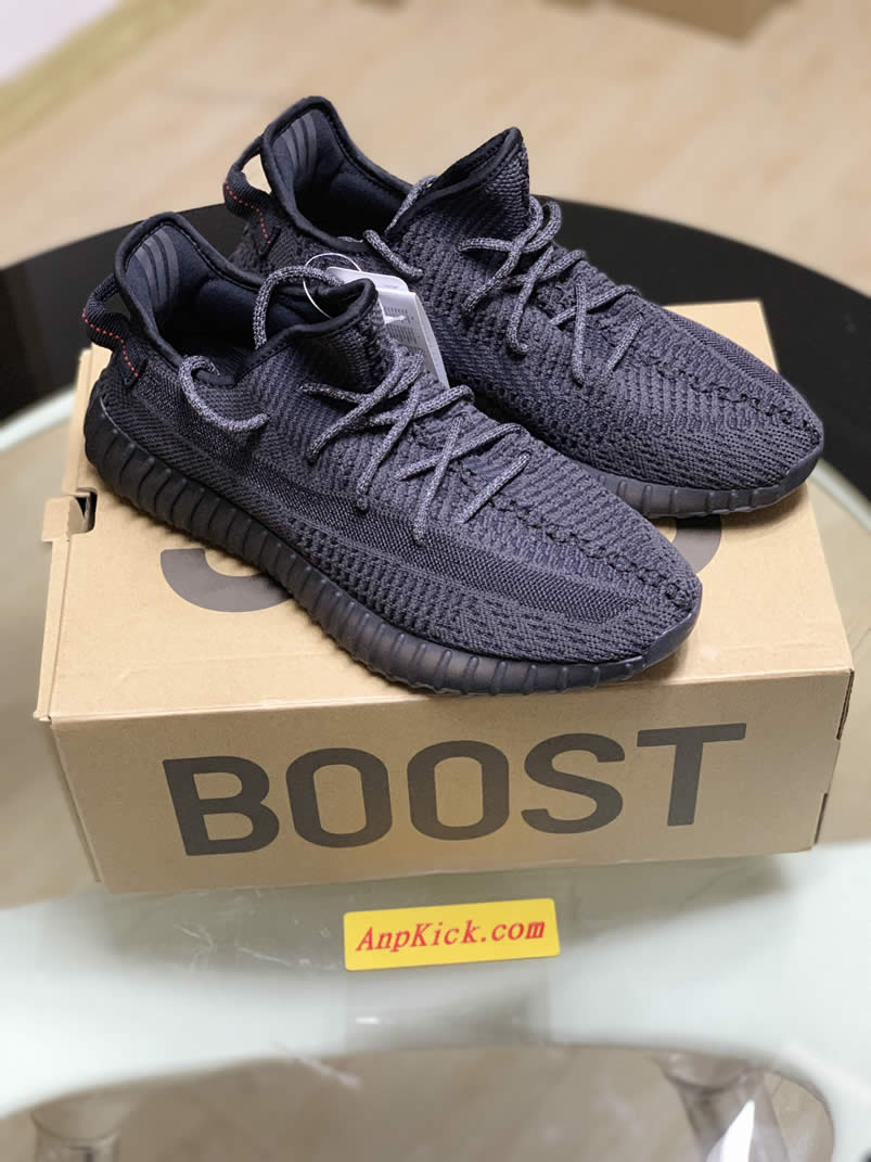 Adidas Yeezy Boost 350 V2 Static Black Non Refective Fu9013 (14) - newkick.app