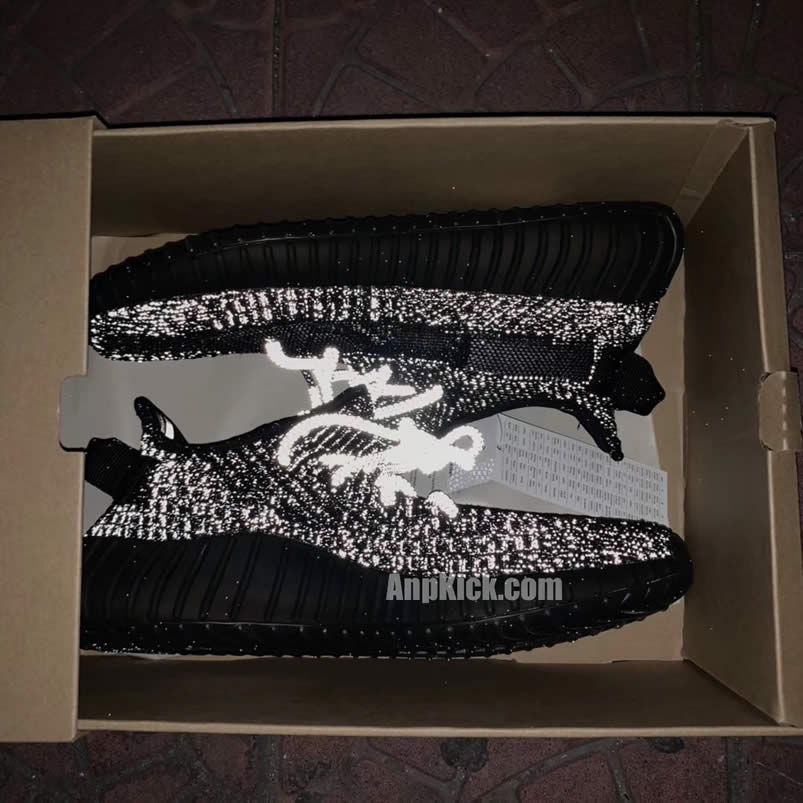 Adidas Yeezy Boost 350 V2 Static Refective Black Venom Ef2367 Wholesale (7) - newkick.app