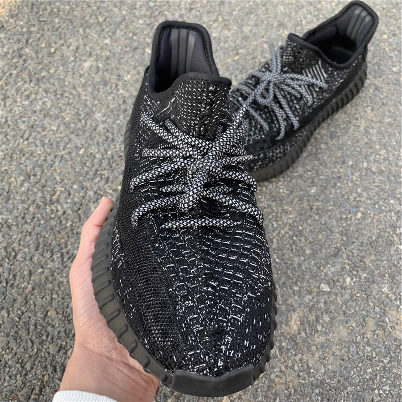 Yeezy Boost 350 V2 Static Refective Black Venom Ef2367 (2) - newkick.app