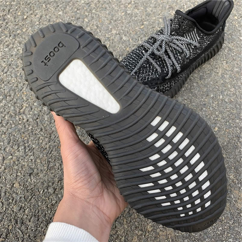 Yeezy Boost 350 V2 Static Refective Black Venom Ef2367 (5) - newkick.app