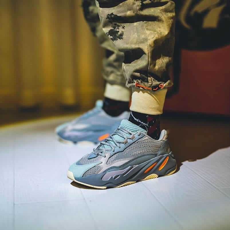 Adidas Yeezy Boost 700 V2 Inertia On Feet Outfits Fw2549 (3) - newkick.app