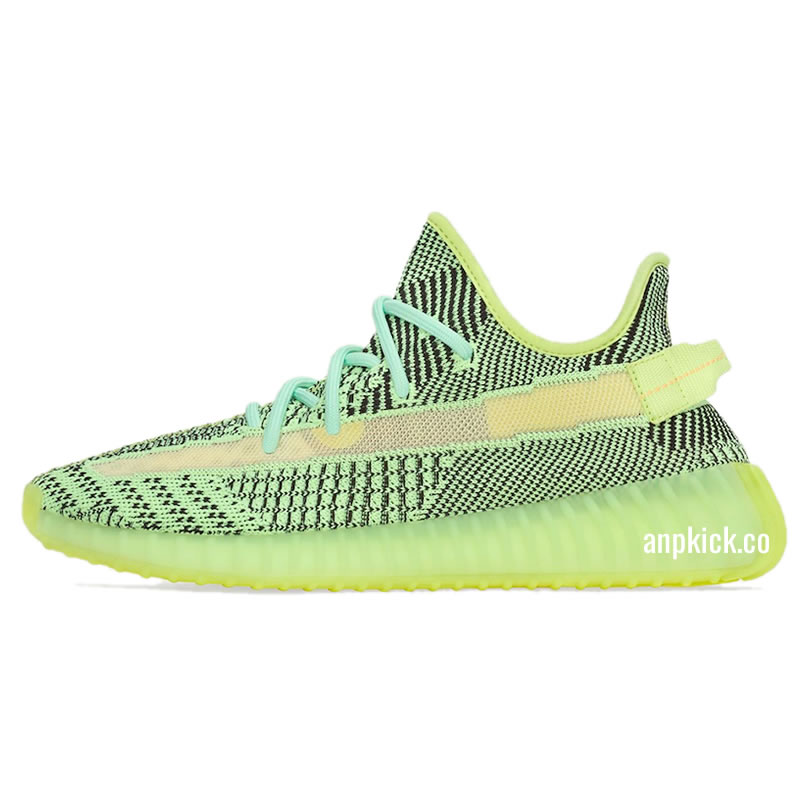 Adidas Yeezy Boost 350 V2 Yeezreel Reflective Green Black Release Date Fw4130 (1) - newkick.app