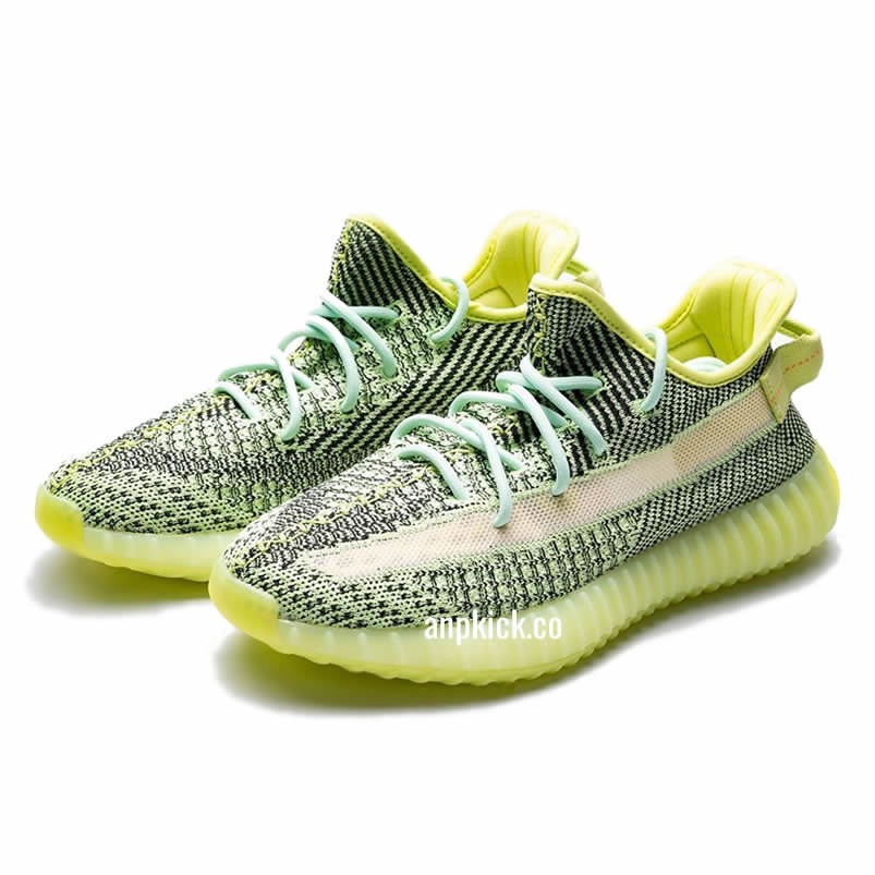 Adidas Yeezy Boost 350 V2 Yeezreel Reflective Green Black Release Date Fw4130 (11) - newkick.app