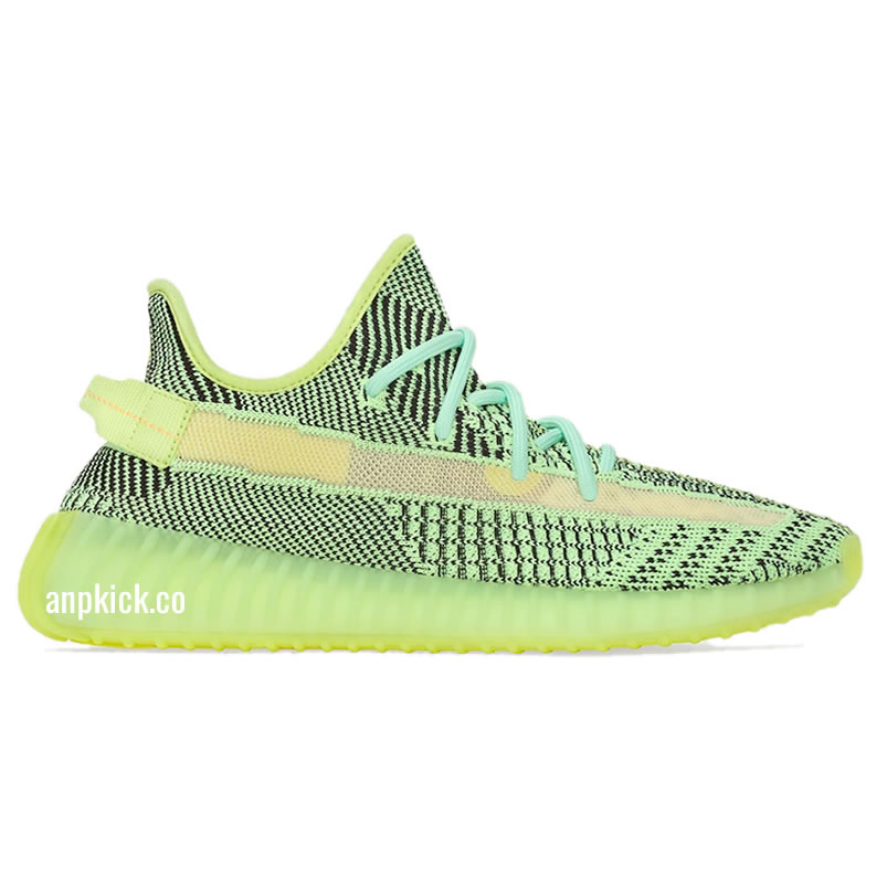 Adidas Yeezy Boost 350 V2 Yeezreel Reflective Green Black Release Date Fw4130 (2) - newkick.app