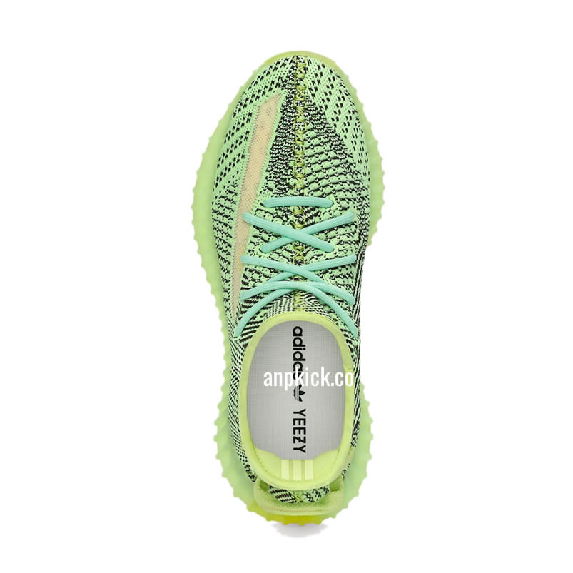 Adidas Yeezy Boost 350 V2 Yeezreel Reflective Green Black Release Date Fw4130 (3) - newkick.app