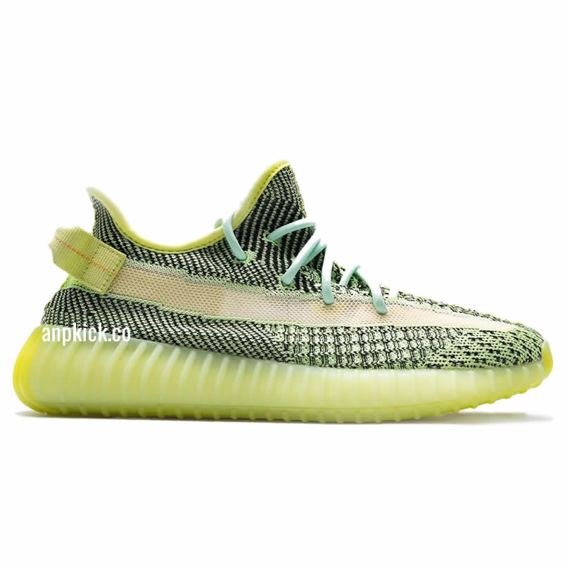 Adidas Yeezy Boost 350 V2 Yeezreel Reflective Green Black Release Date Fw4130 (8) - newkick.app