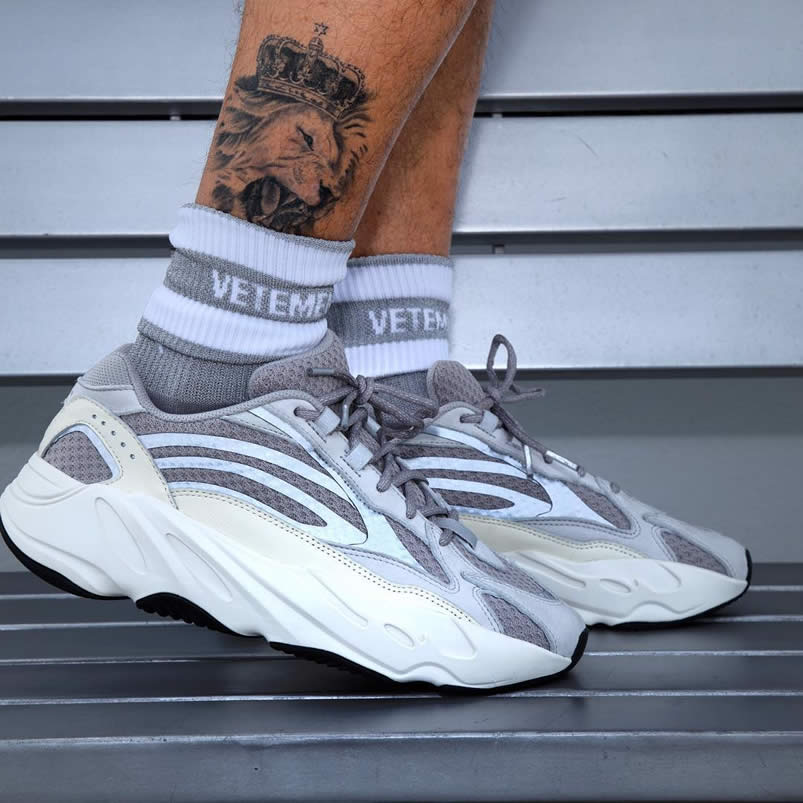 Yeezy Boost 700 V2 'Static' Shoes On Feet EF2829