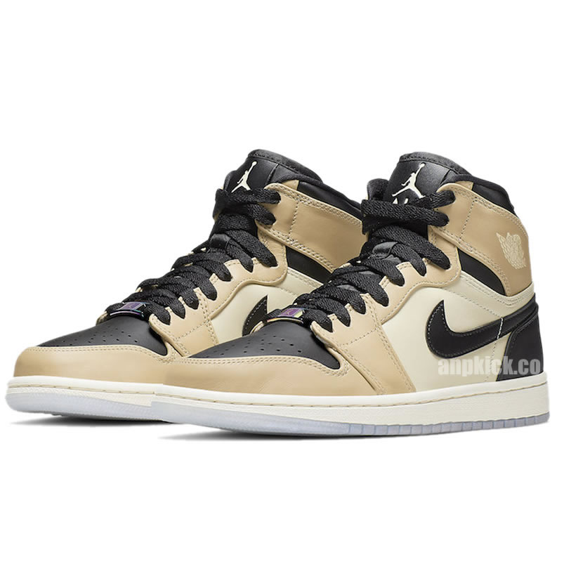 Air Jordan 1 High Premium Fossil Mens Wmns New Aj1 Shoes Ah7389 003 (3) - newkick.app