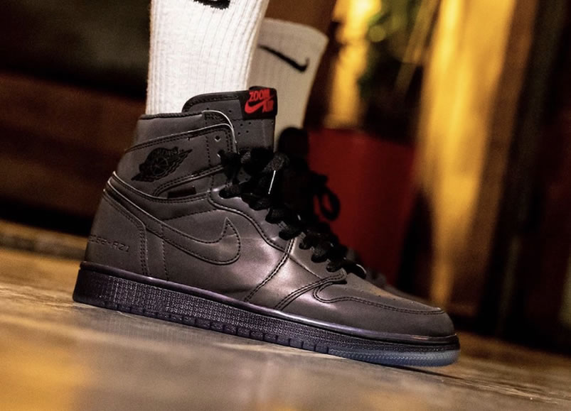 Air Jordan 1 High Zoom Fearless Black Lucky On Feet Release Date Bv0006 900 (2) - newkick.app